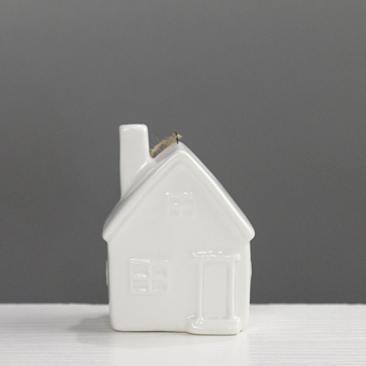 Decorative Ceramic House Figurine Stornfeild