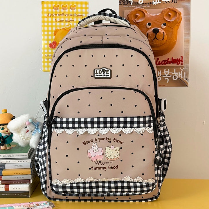 Fun-Themed Multi-Pocket Backpack Stornfield