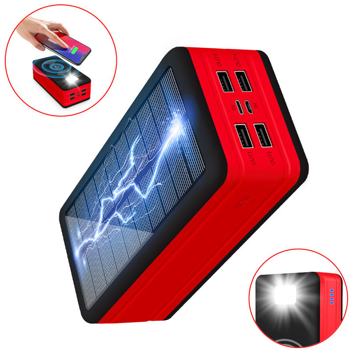 Solar Powerbank with Wireless Charging Function by Stornfield