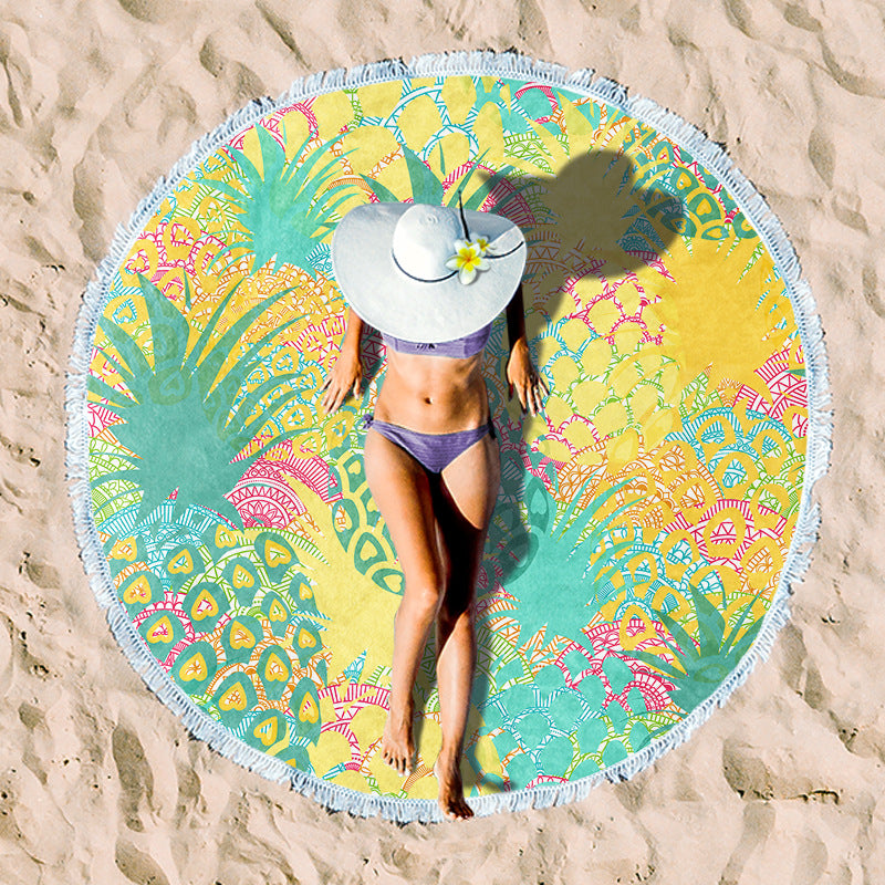 Rundstrand towel with unique sunset design Stornfield