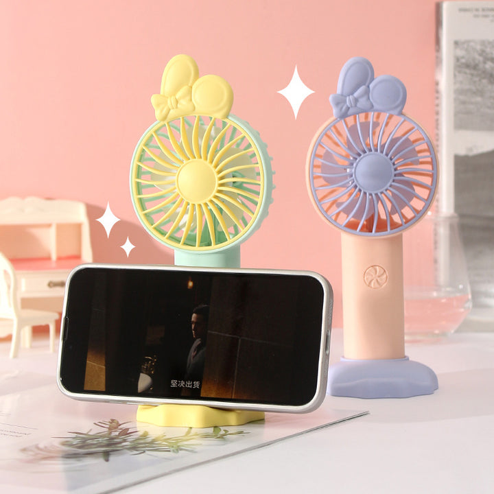 Ladies Portable Hand Fan with Playful Design Stornfield