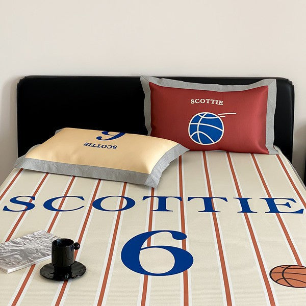 Fitted sheet set with pillowcases