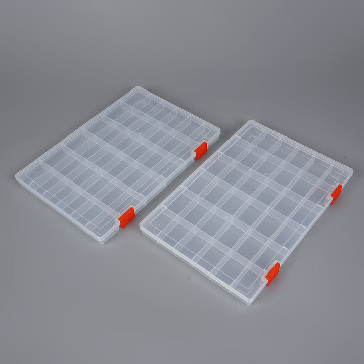 Transparent Multi-Grid Craft Organizer Stornfield