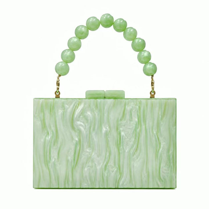 Elegant Acrylic Structured Handbag