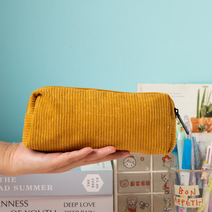Textured Corduroy Pencil Case Stornfield