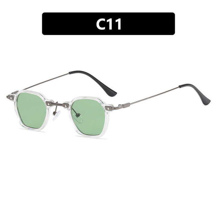 Women's fashionable sunglasses in elegant design with hexagonal frame Stornfield