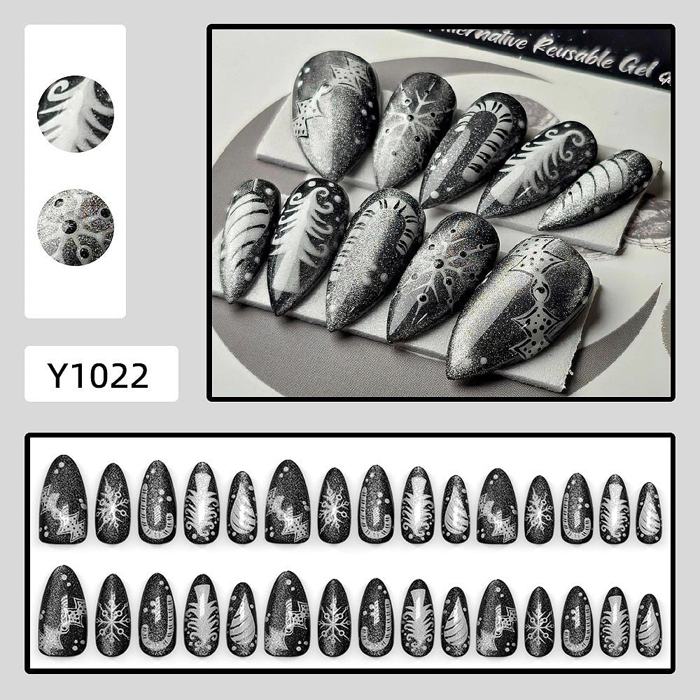 Artificial Nails in Modern Tribal Design Stornfield