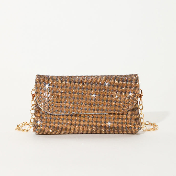 Rhinestone-Studded Evening Clutch