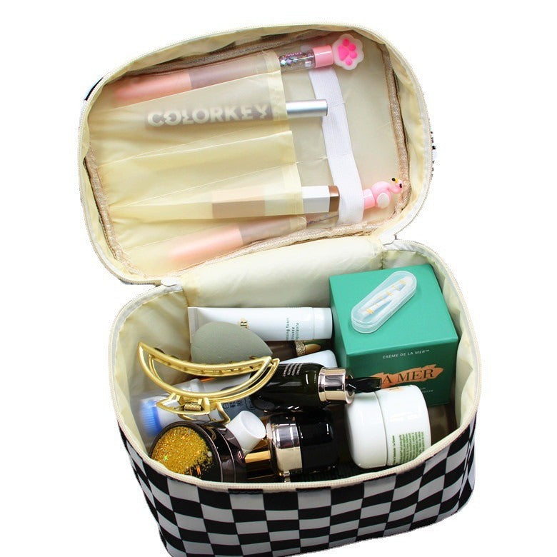 Checkered Pattern Pencil Pouch Stornfield
