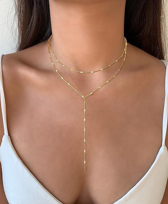 Elegant Layered Y-Chain Necklace Stornfield