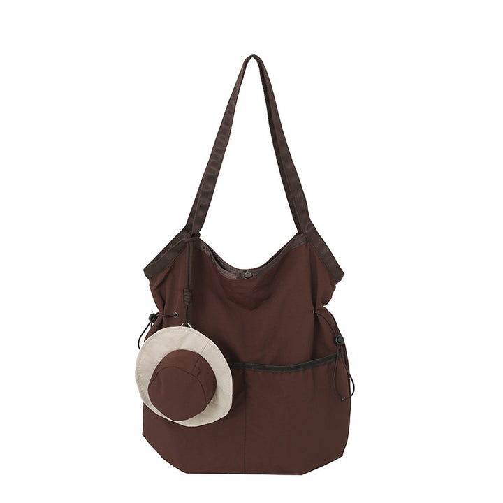 Multi-Functional Beach Tote Bag with Hat