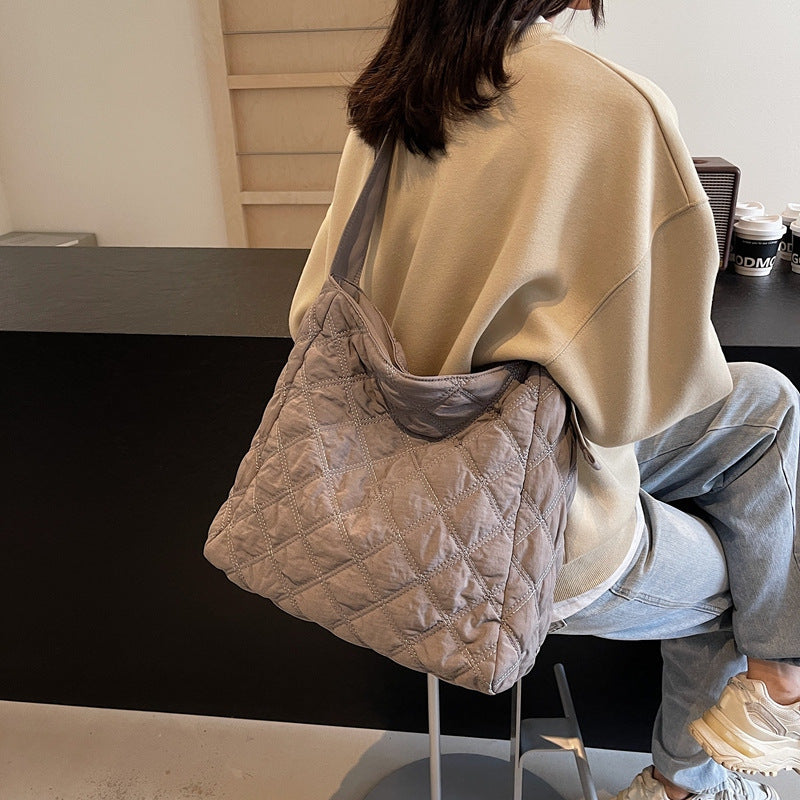 Quilted Soft Fabric Shoulder Bag Stornfield