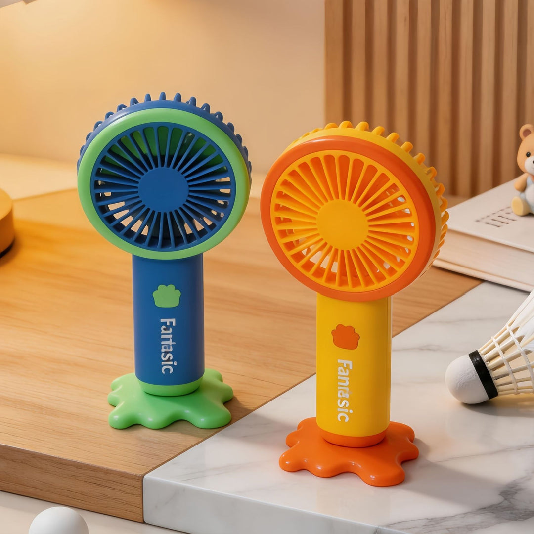 Women's portable handheld fan with splashy animal design Stornfield