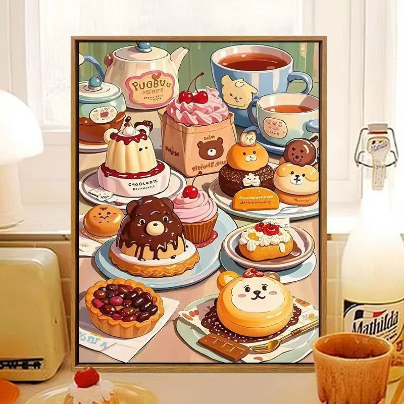 Cute Dessert-Themed Wall Art Stornfield
