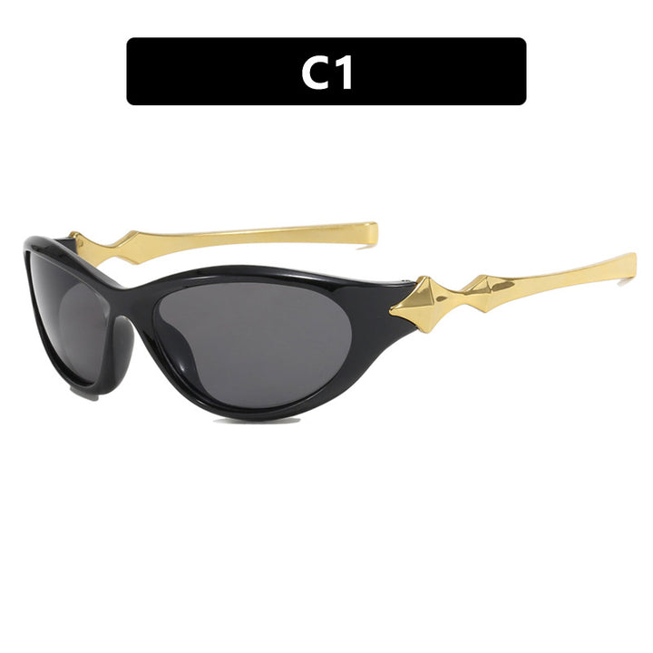 Ladies' sunglasses in an elegant retro style with eye-catching lenses Stornfield