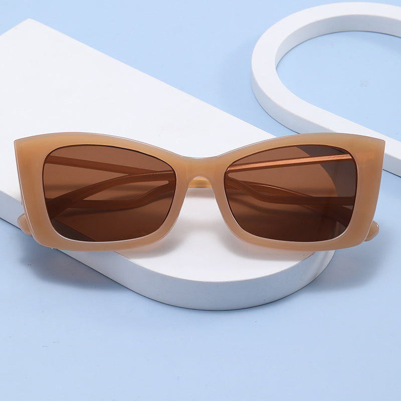 Ladies trendy geometric sunglasses with square frame Stornfield