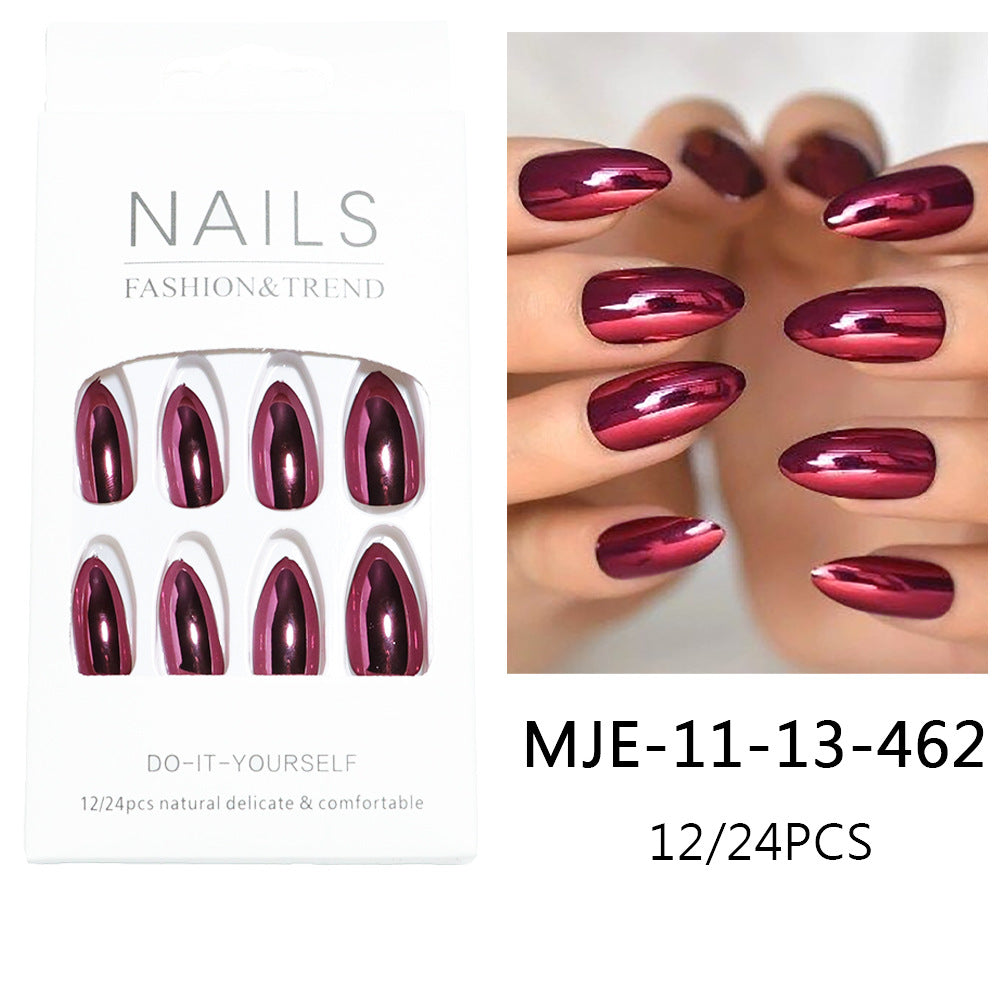 Premium Glossy Almond-Shaped Press-On Nails Stornfield 1787225060