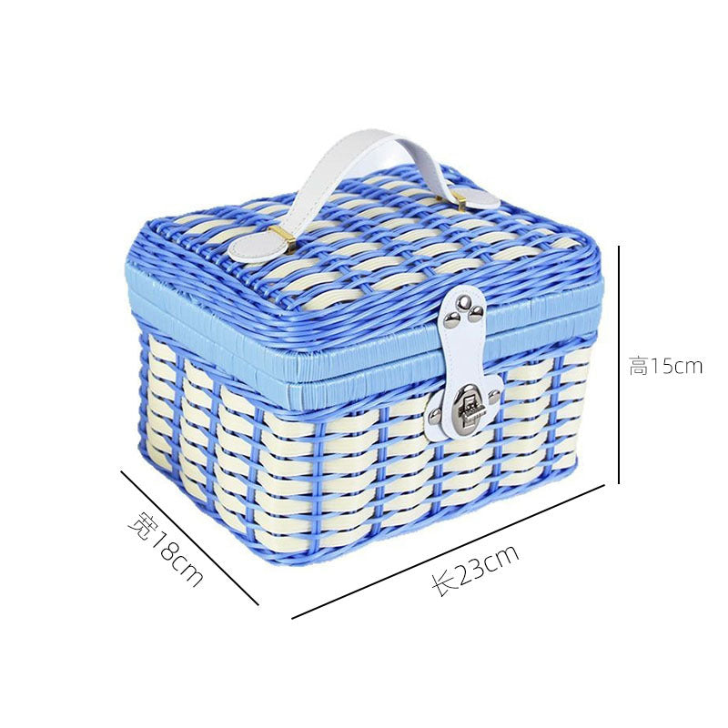 Handcrafted Wicker Storage Case Stornfield