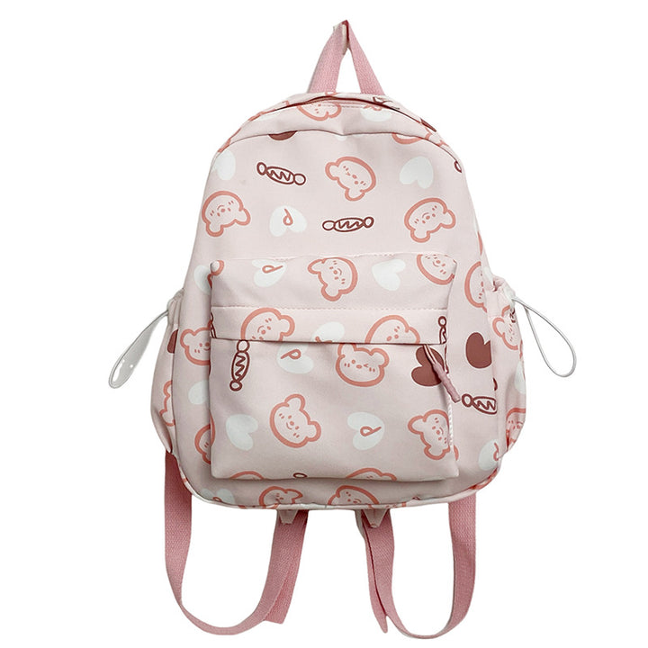 Cute Character Print School Backpack Stornfield
