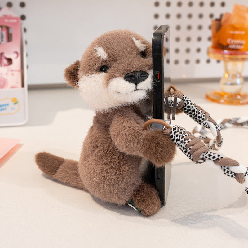 Plush Interactive Otter Stuffed Animal with Luxurious Soft Fur and Poseable Paws Stornfield