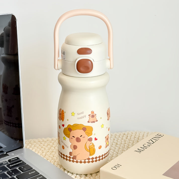 Ladies Insulated Drinking Bottle with Cheerful Strawberry Design Stornfield