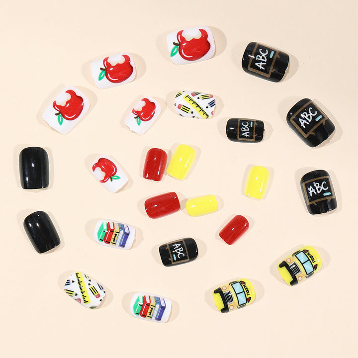 School-Themed Nail Art Set Stornfield