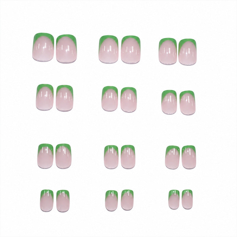 Acrylic nail set with colorful gradients Stornfield