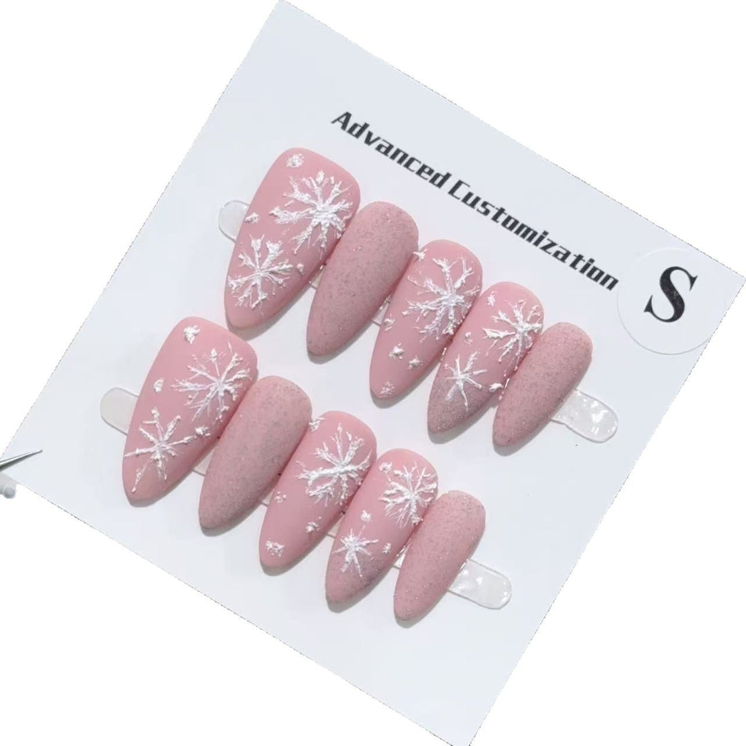 Decorative Holiday-Themed Press-On Nail Set