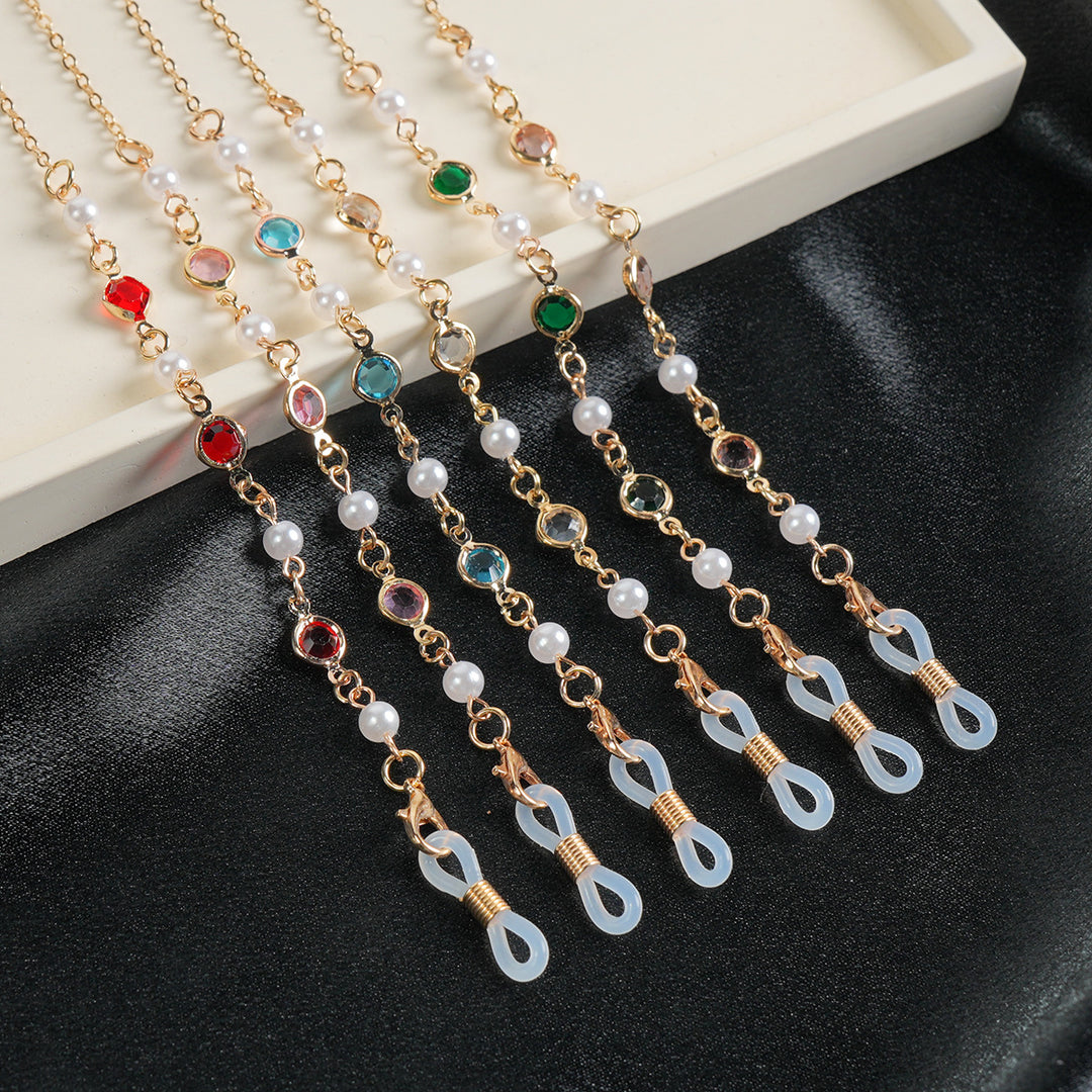 Elegant Gemstone Eyewear Chain Stornfield