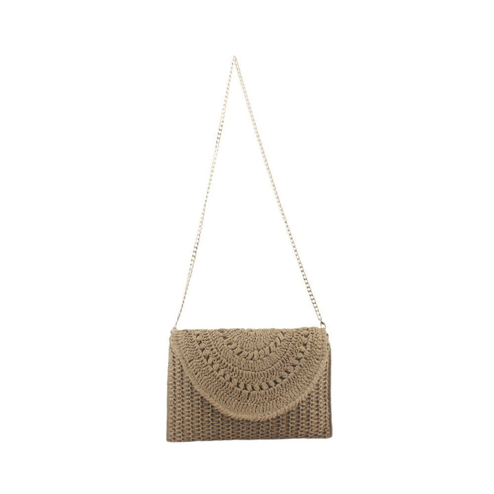 Fashionable crossbody bag made of handcrafted natural material with Stornfield
