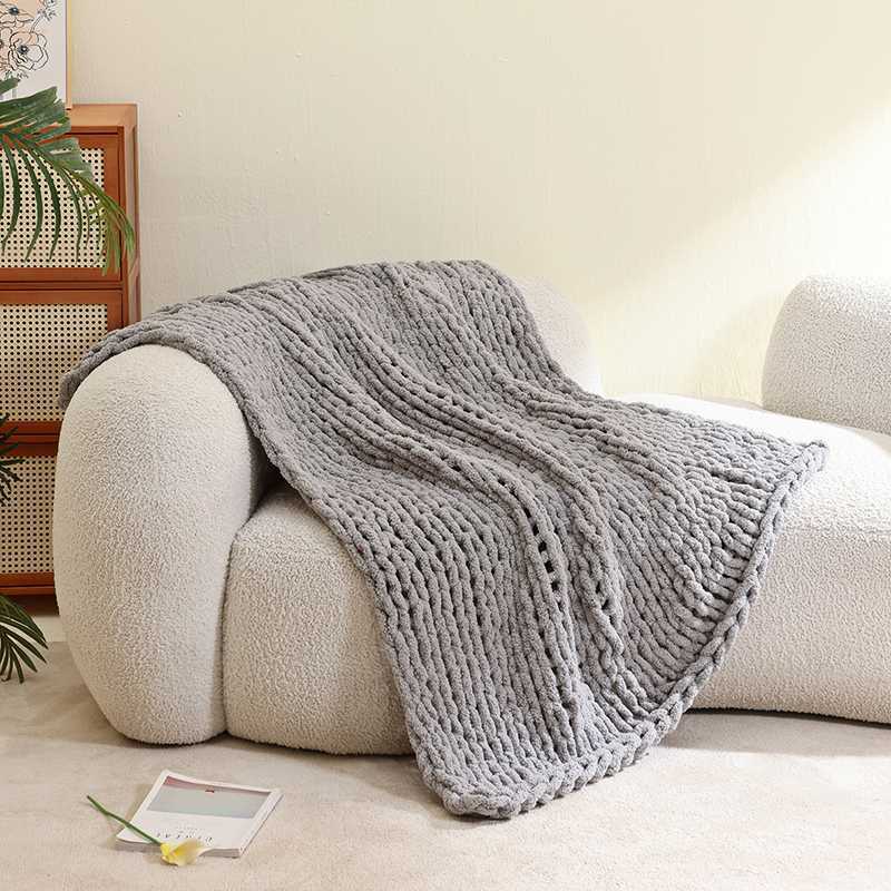 Cozy Knit Throw Blanket