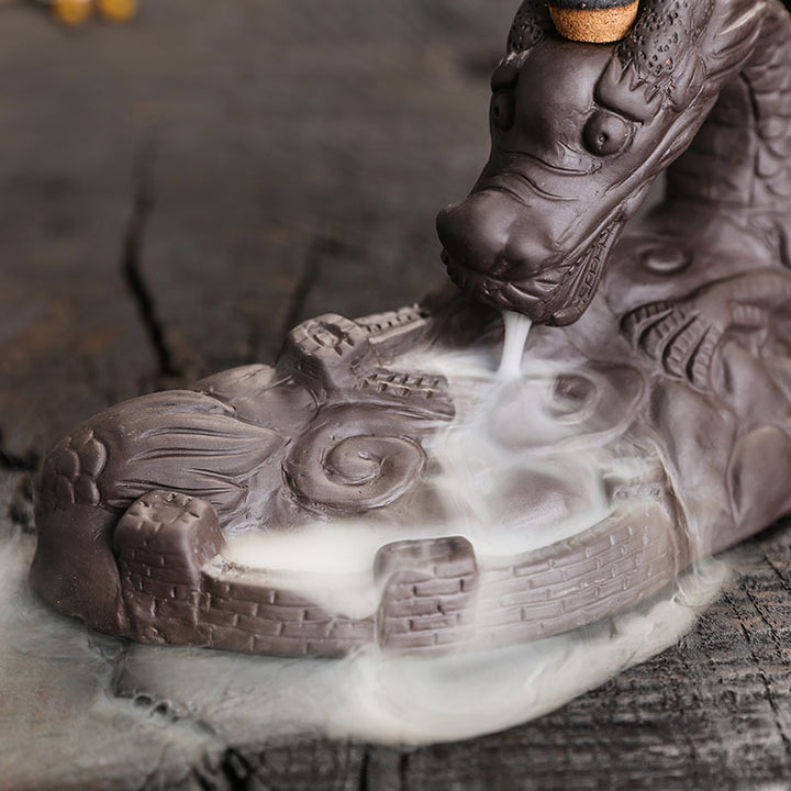 Artistic Dragon-Inspired Incense Holder