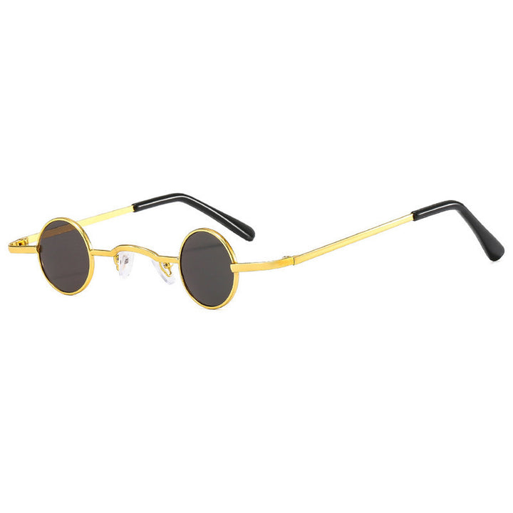 Retro-Inspired Round Metal Frame Sunglasses Stornfield