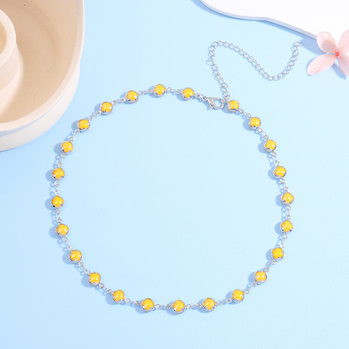Floral Charm Choker Necklace Stornfield 1788164322