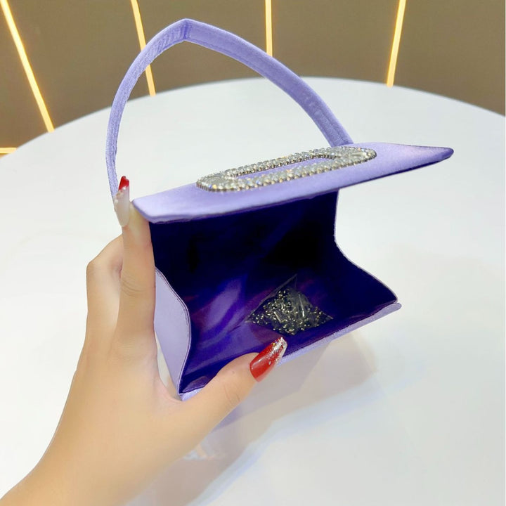 Vintage-Inspired Satin Evening Purse