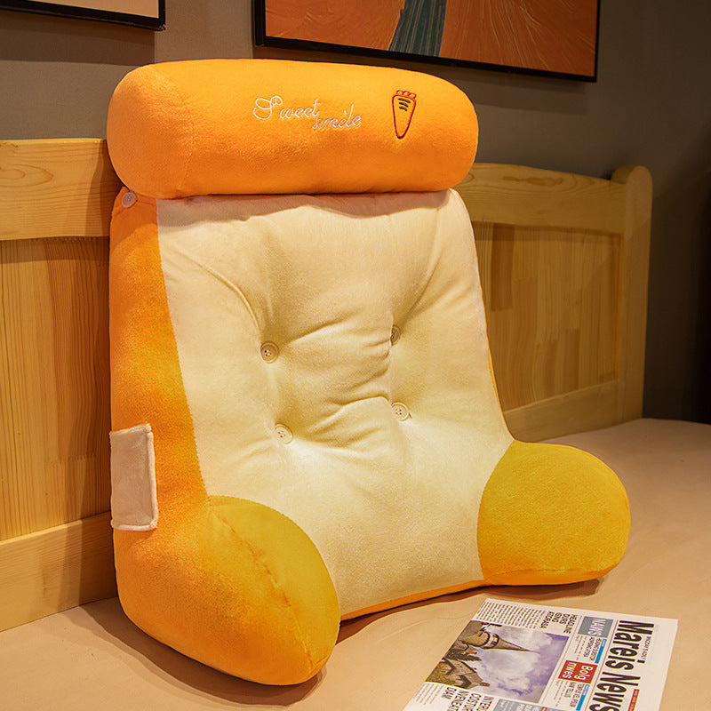 Ergonomic back support pillow with pockets Stornfield