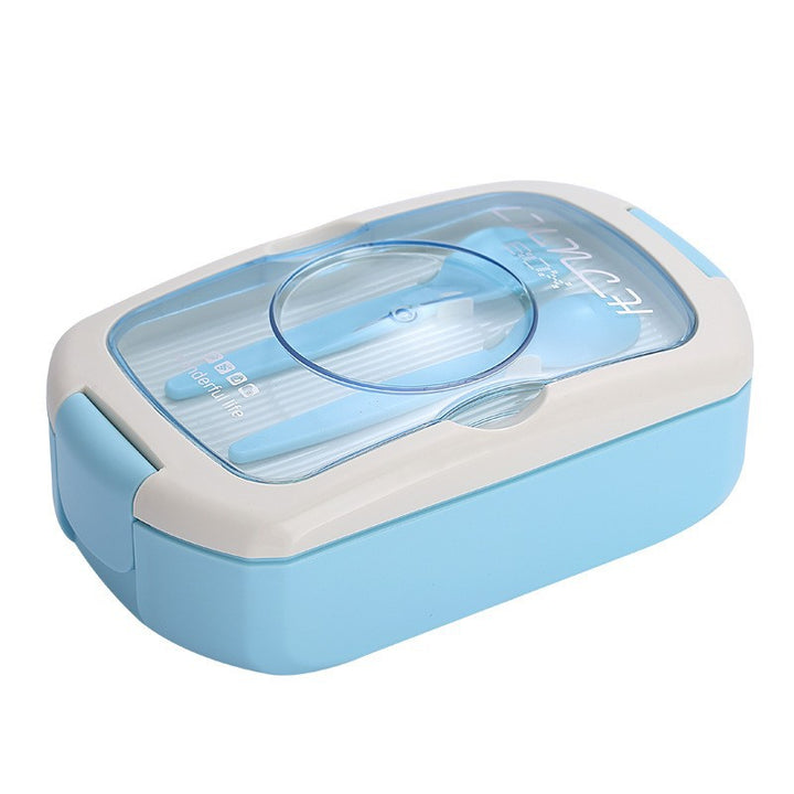 Portable Lunch Box with Integrated Water Bottle