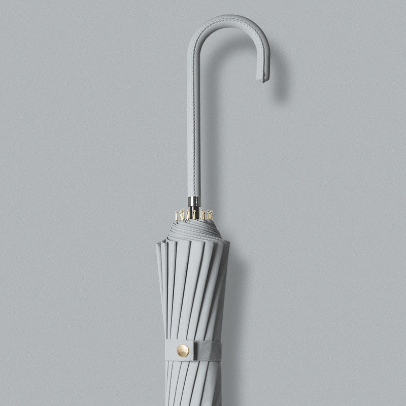 Women's elegant hand umbrella with classic handle Stornfield