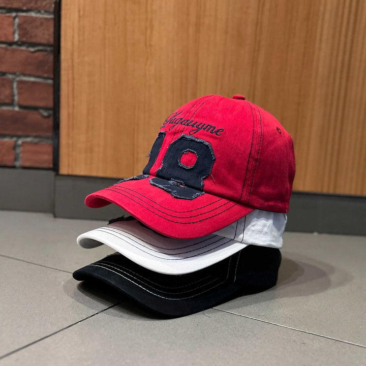 Men's Distressed Embroidered Baseball Cap Stornfield