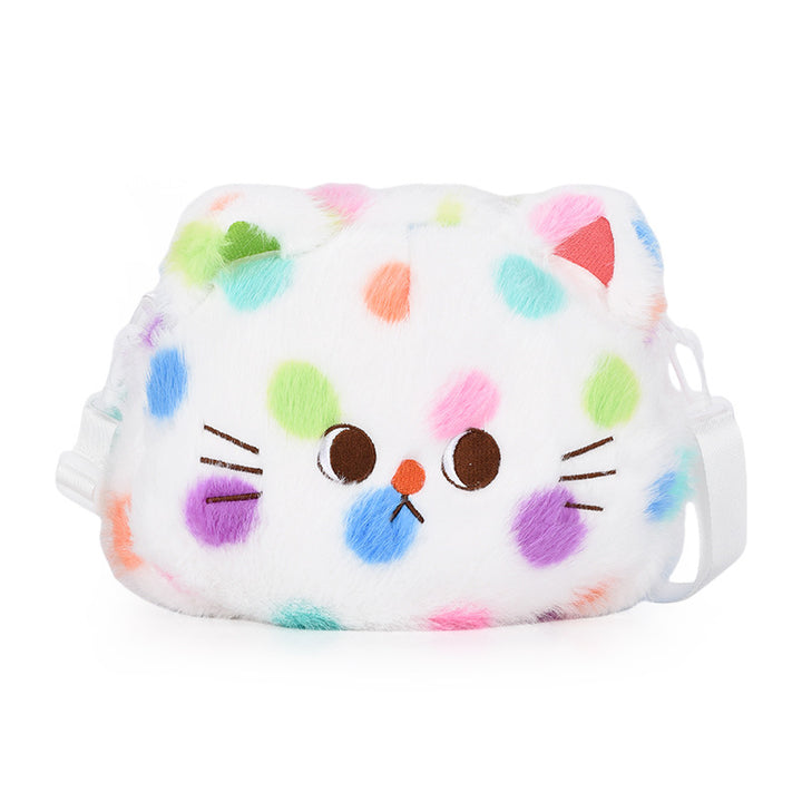 Plush bag with playful cat design Stornfield