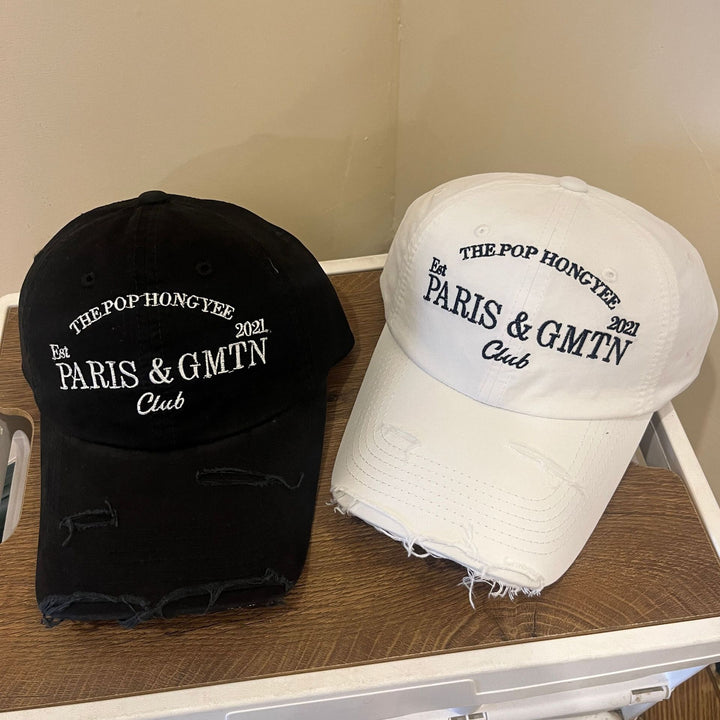 Men's Distressed Cotton Twill Baseball Cap Stornfield