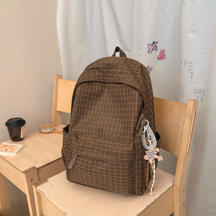 Casual Checkered Backpack Stornfield