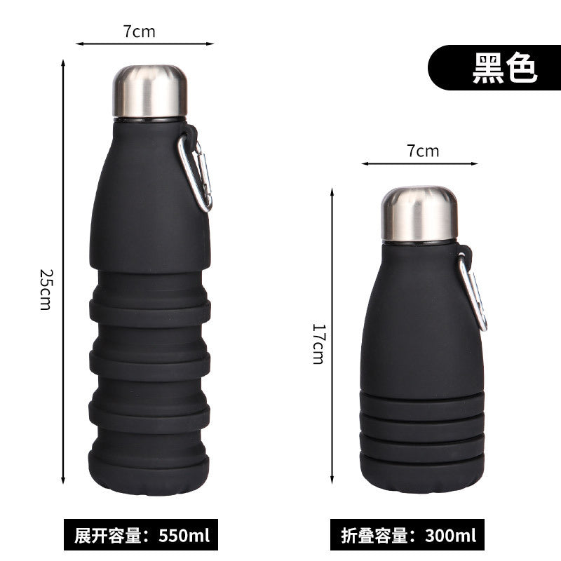 Women collapsible silicone water bottle Stornfield