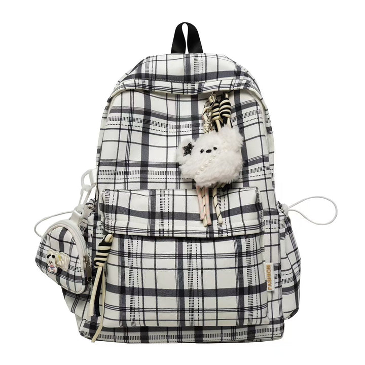 Playful Plaid Design Backpack Stornfield
