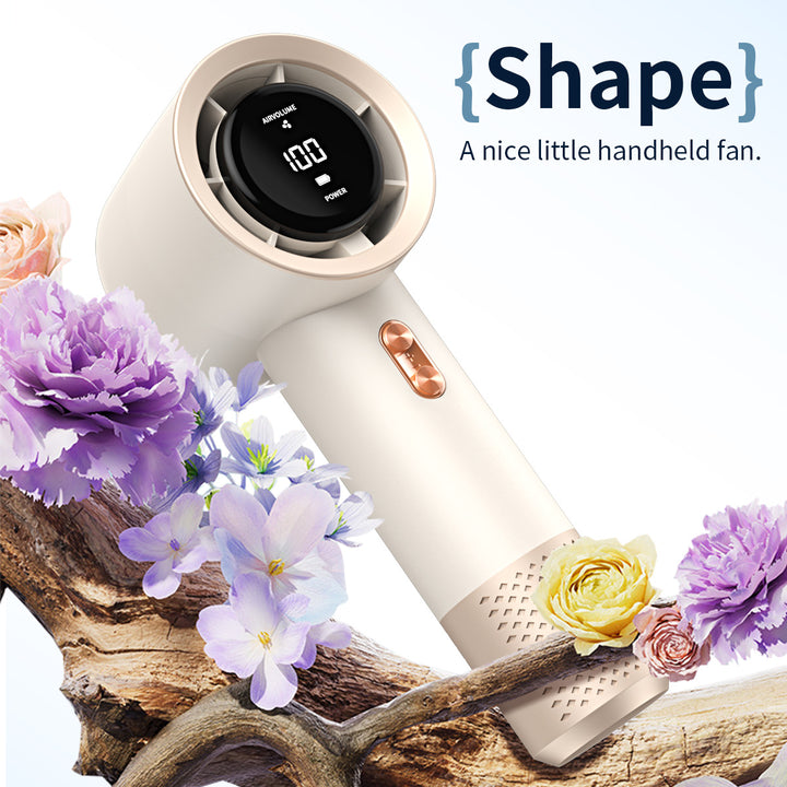 Unisex Smart Touchscreen Handheld Wind Control Fan Stornfield