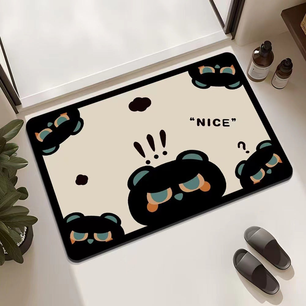 Playful Cat-Themed Entrance Mat Stornfield