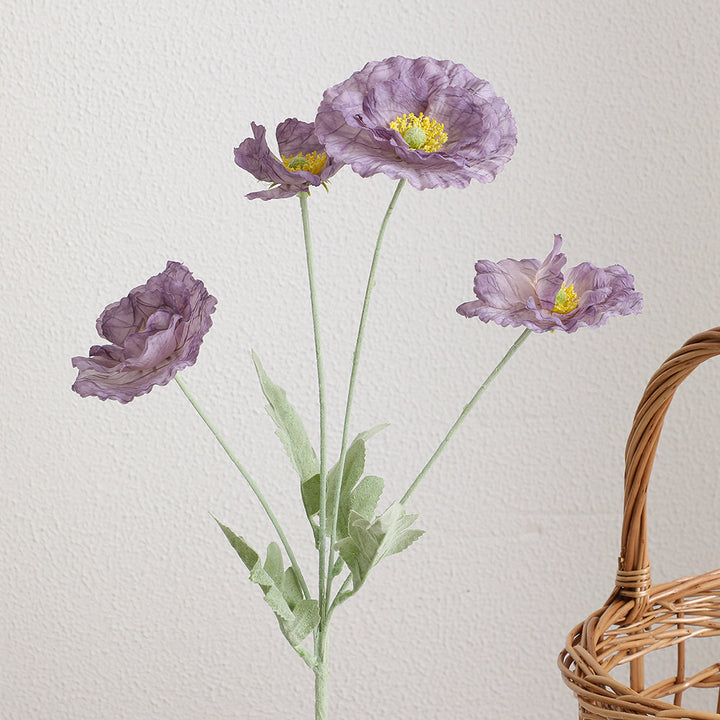 LadiesElegant Artificial Poppy Flower Bouquet