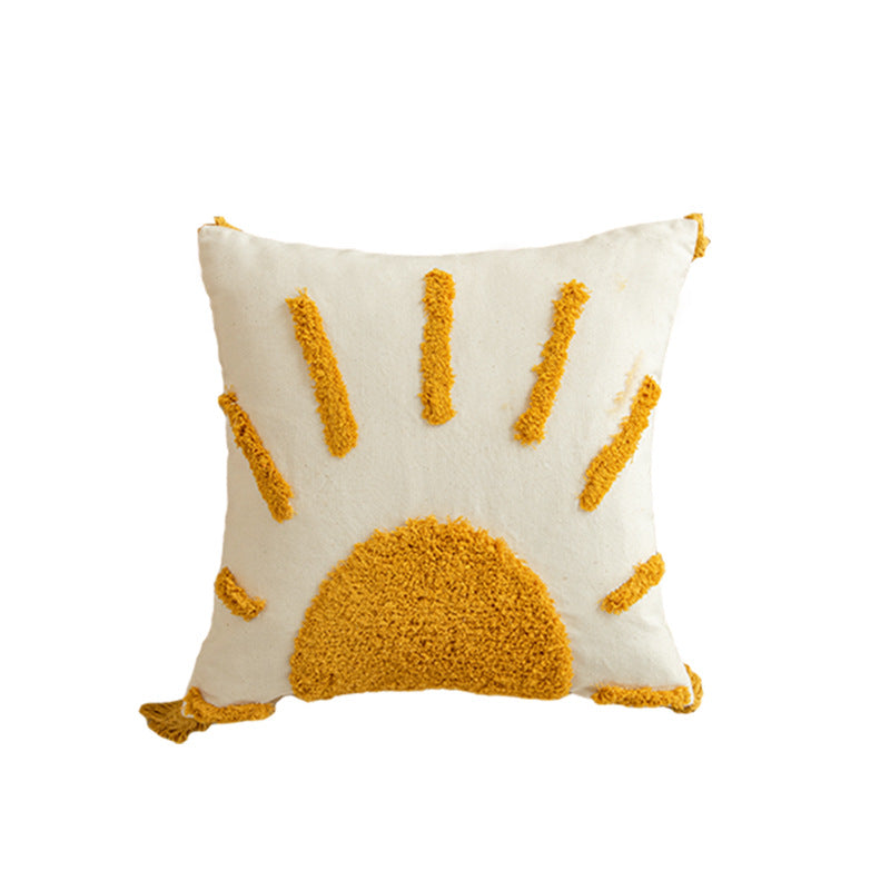 Decorative Tufted Geometric Throw Pillow Cover