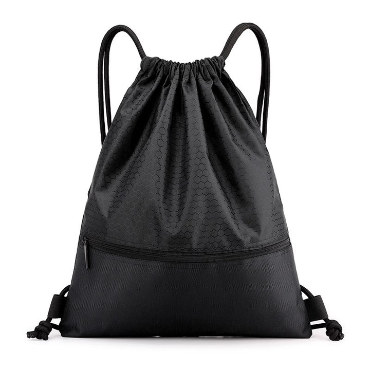Honeycomb Patterned Drawstring Gym Bag Stornfield