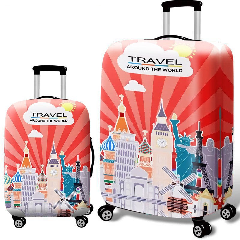 Women’s hard-shell suitcase with nostalgic London motif Stornfield